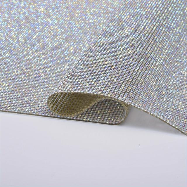 TEMU 12x20cm Self-adhesive Rhinestone Mesh | Rhinestones, Color
