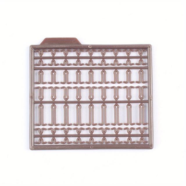 TEMU 10 db európai stílusú csuka- és pontyhorgász készlet kiegészítők, rácsos stílusú ütköző rúd, pontyhorgász szerelék csali kiegészítők