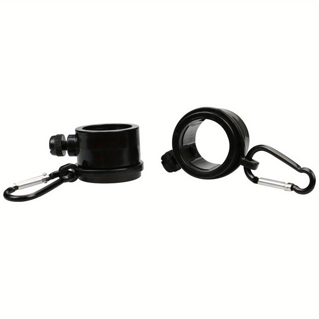 TEMU 2pcs Rotating Flag Pole Rotator Rings - Heavy-duty Abs & Alloy Swivel, - Spinning Top For Outdoor Flagpoles Suitable For Flagpoles With Compatible For /local Flags (residential/commercial Use)