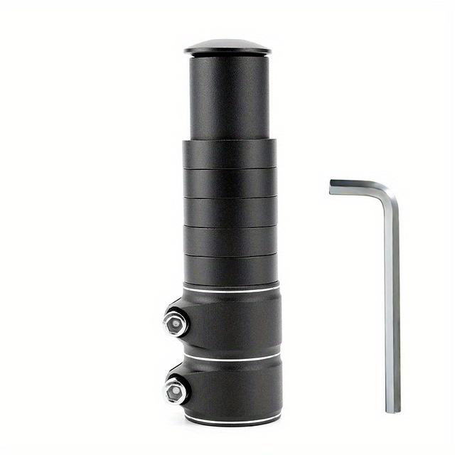 TEMU Bike Fork Stem Extender With Mini Spanner, Bicycle Handlebar Stem Riser For Mtb, Adjustable
