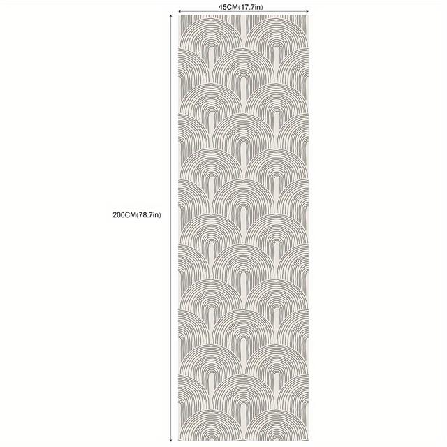 TEMU 17.7in x 78.7in Boho Moderne Geometrische Furniertapete - Verwandeln Sie Ihre Möbel und Schränke mit Arch-Kunst Wandsticker