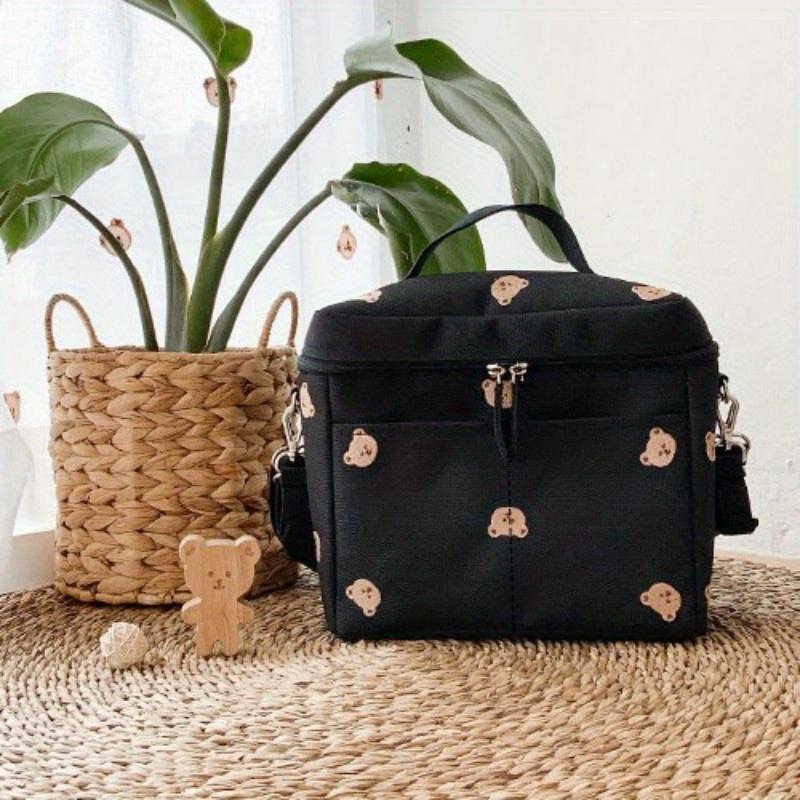 TEMU Ins Korean Thermal Bag Stroller Storage Bag Parent Bag Portable Outing Bag