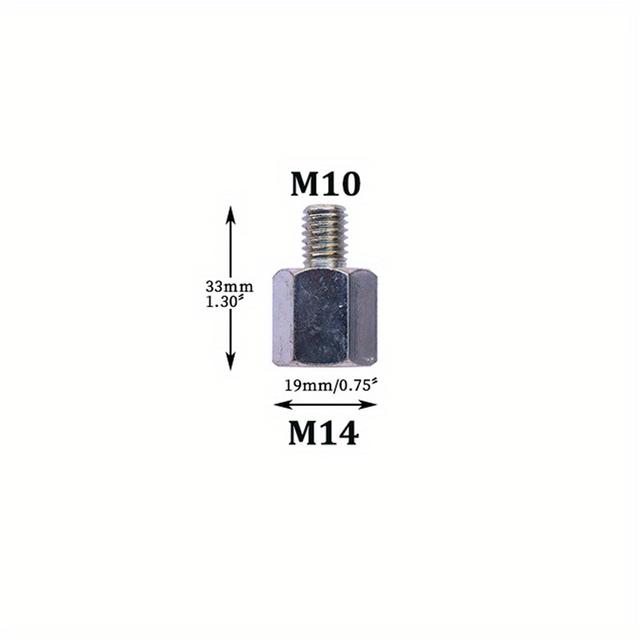 TEMU Adapter Different Thread Diamond Bits Drill Grinder Cutter M14 To M10 Or M14 To 5/8-11 Or 5/8-11 To M14 For Angle Grinder