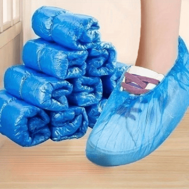 TEMU A Set Of 100 Single-use Shoe Covers, Designed For And Hygiene, Suitable For Use In Hotels While Traveling