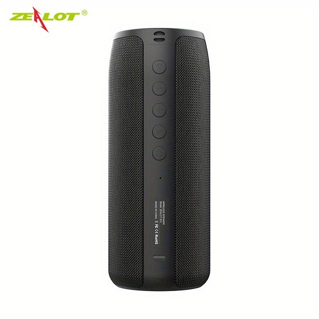 TEMU Zealot S51 Wireless Speakers, Wireless Speaker, Dual Pairing, 1800mah Battery, Playtime Loud Stereo, Bass, Charging Cable And Aux Cable, Connect With Mobile Phone/tablet/tv