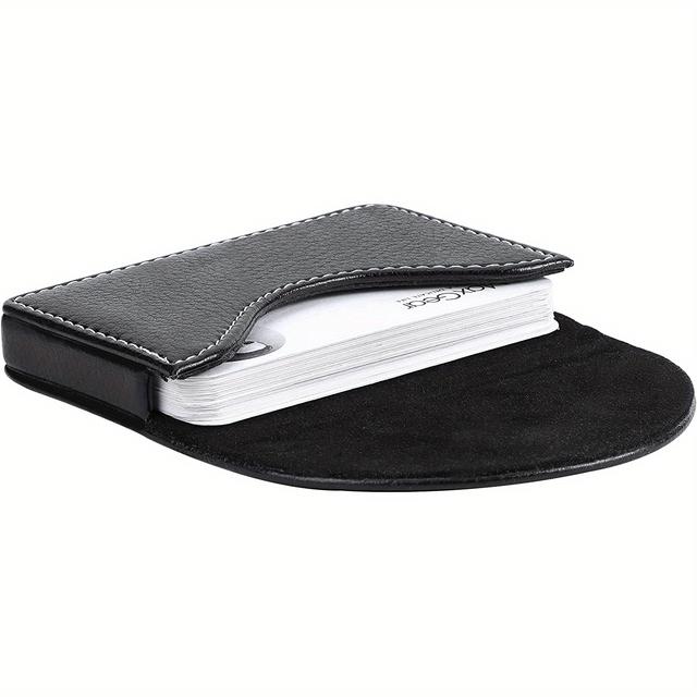 TEMU 25-card Magnetic Business Card Holder For Men And Women