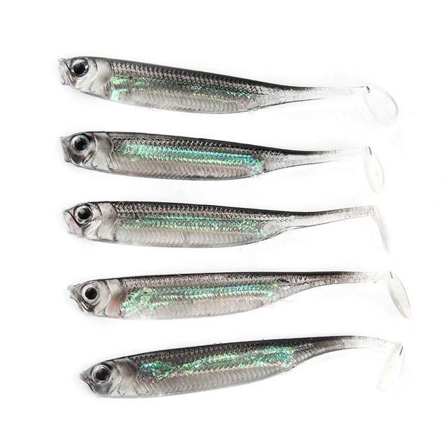 TEMU 5pcs Lot: With Soft Sequin Fishing Lures!