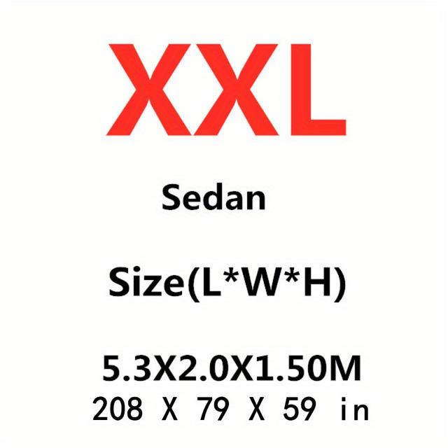 TEMU Car Cover Full Exterior Snow Cover Sunshade Dustproof Protection Cover Universal For Hatchback Sedan Suv