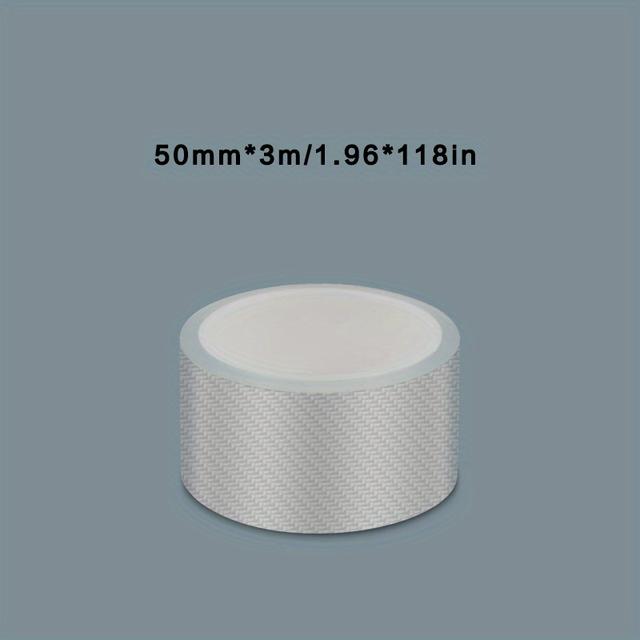 TEMU Carbon Fiber Car Door Edge & Bumper Protector - Transparent, Anti-scratch Pet Film, Easy To Apply For Enhanced Vehicle Protection, Carbon Fiber Car Accessories