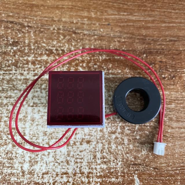 TEMU 1 قطعة LED مربع رقمي مقياس فولتية مقياس أمبير مقياس تردد -500V مؤشر تردد التيار الكهربائي ومقاومة الشحن جهاز اختبار