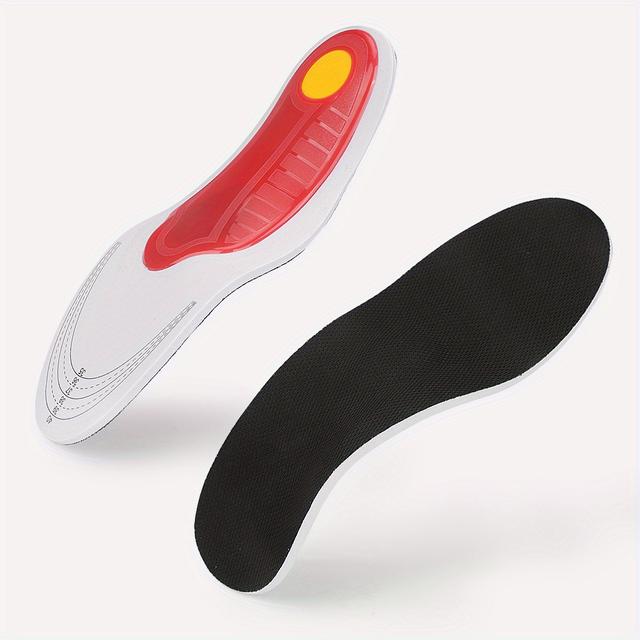 TEMU 1pair Foot Insoles, Unisex Supports Inserts, Comfortable Shoe Pads