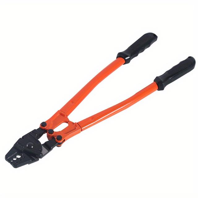 TEMU 14''hand Crimper Tool For Aluminum Copper Sleeve Ferrules - Crimping Pliers For 1/16", 5/64", 3/32", 7/64", 1/8" Cable Railing End Fittings