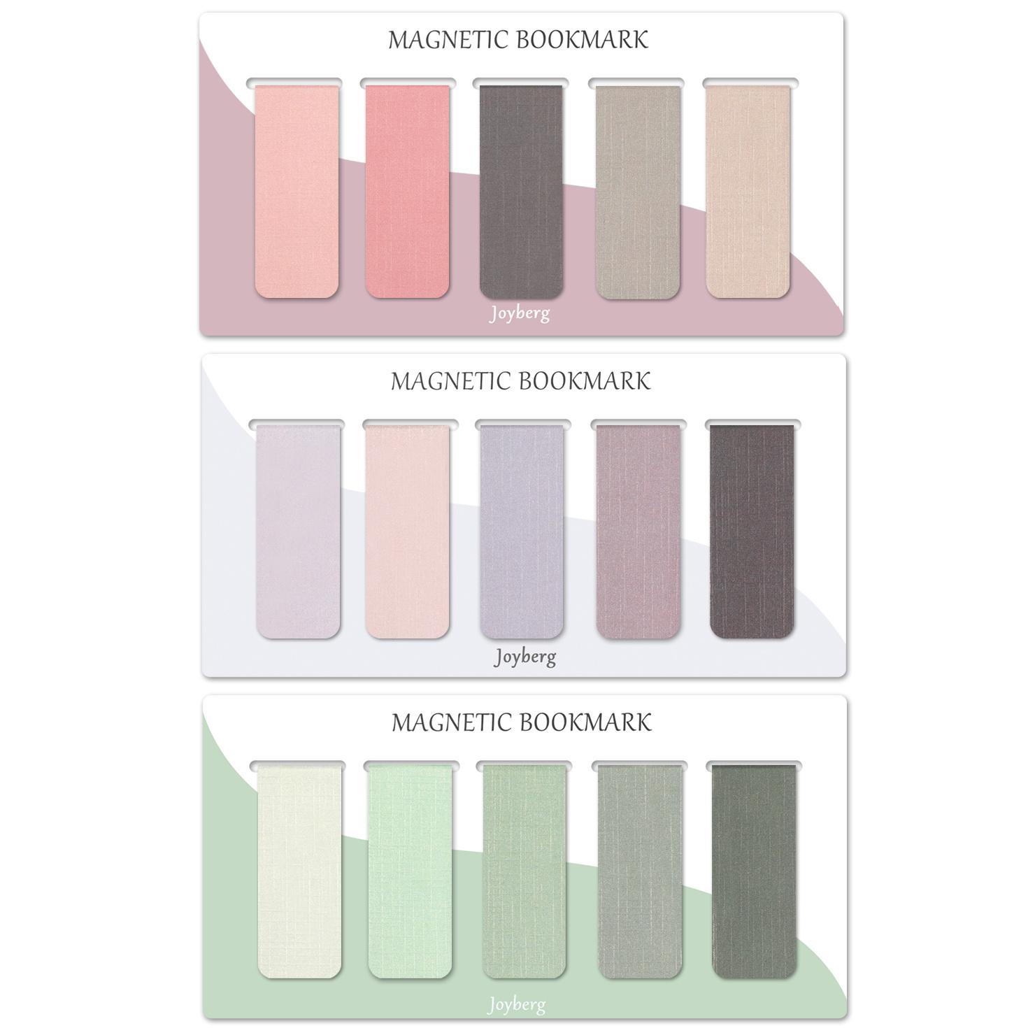 TEMU 15pcs Bookmark, Magnetic Bookmarks For Women, Page Markers For Students Teachers Reading (, Ocean, Emerald)