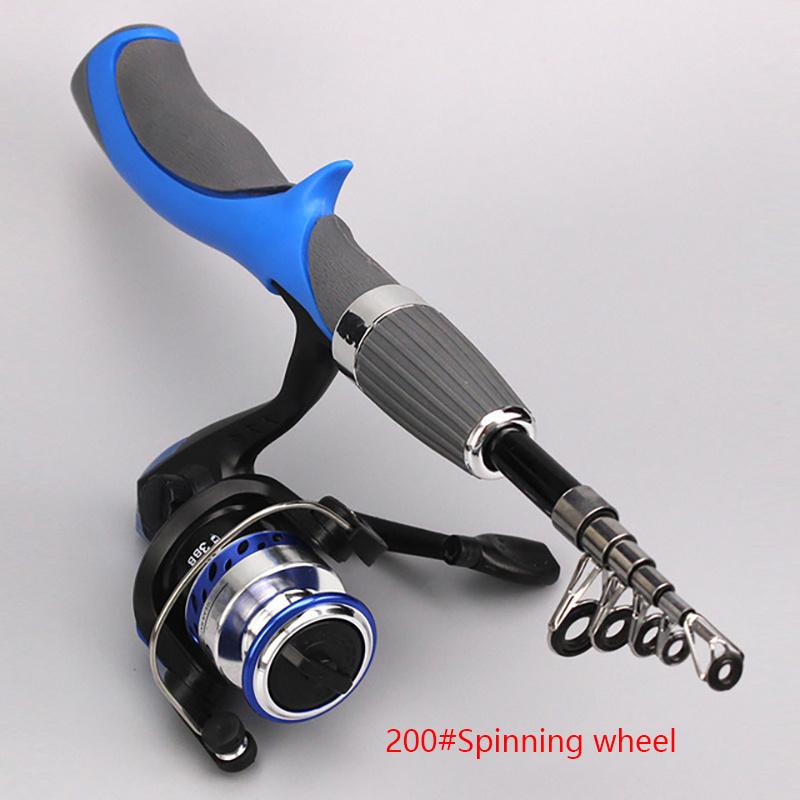 TEMU Portable Telescopic Spinning Rod - Perfect For Freshwater, Saltwater & Ice Fishing!