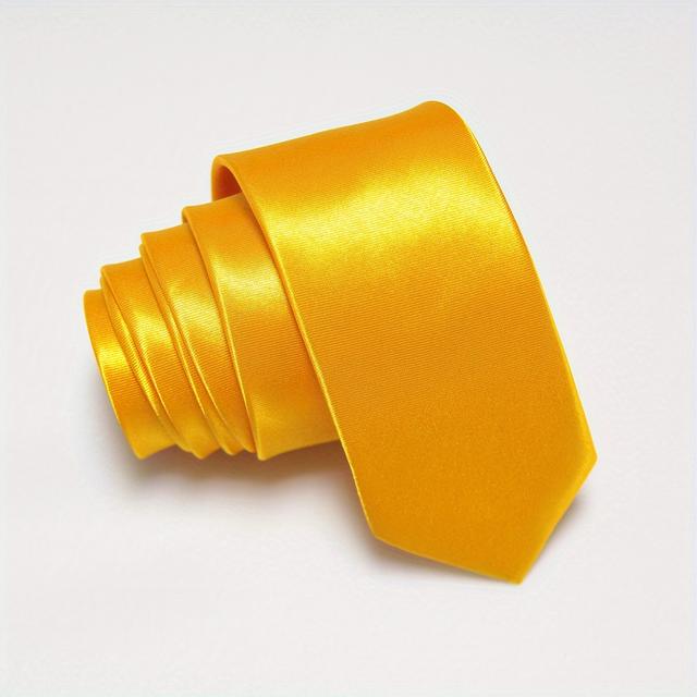 TEMU 5cm Men's Narrow Tie 5cm Men's Narrow Tie