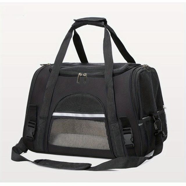 TEMU Airline Approved Pet Carrier For Dogs And Cats - Comfortable And Secure Travel Bag For Pets