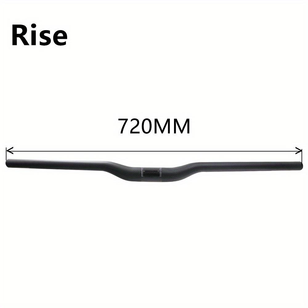 TEMU 3k Carbon Fiber Bike Handlebars - Matte Black, Fit For Mountain & Road Bikes, Swallow & Straight Options