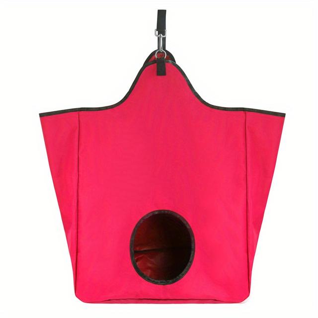 TEMU Pferde-heutasche mit Großer Kapazität, Pferdeheutasche Pferde-Slow-Feeder-Tasche, Ziegenheufütterung-Aufbewahrungstaschen