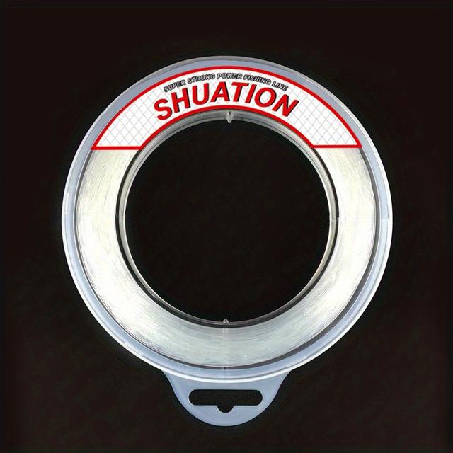 TEMU 1 Siiuation High-strength Nylon Fishing Line, 30-180lb, Wear-resistant, Ideal For Water Fishing - White With , Celebration Ready