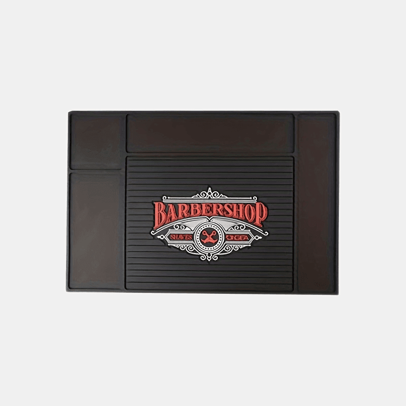 TEMU Barbershop Tool Pad Non-slip Rubber Pad For Storing Barber Tools