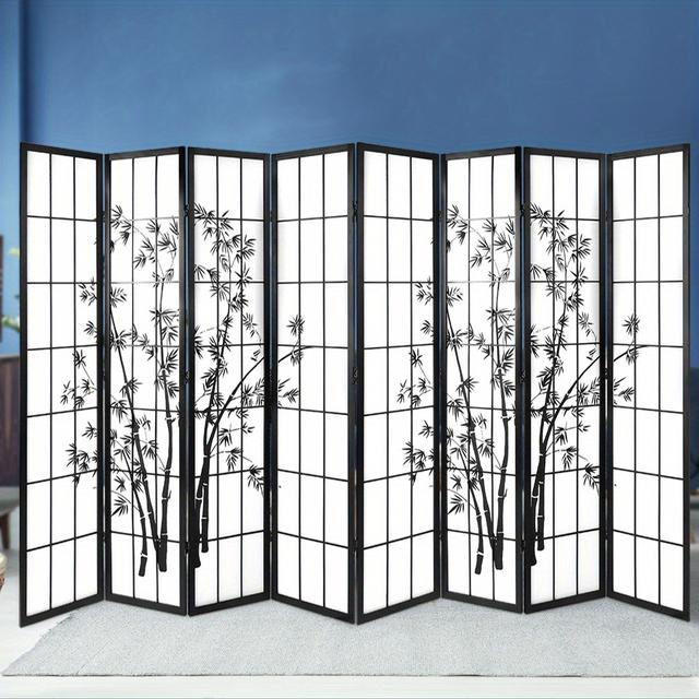 TEMU Artiss 8 Panel Room Divider Screen 348x179cm White