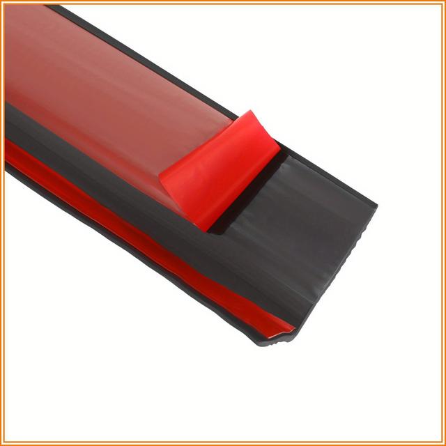 TEMU Zwarte PVC Antislip Trapmatten van 10M bij 5Cm bij 2.5Cm