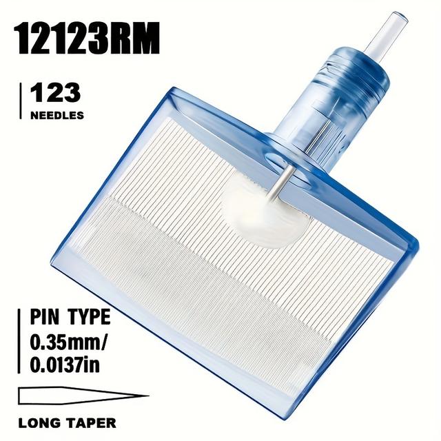 TEMU JC TATTOO - Extra-large Tattoo Nadeln (5 Stück pro Packung) sind ergonomisch geformt, mit Spitzen und einer sauberen Anordnung, was sie zur ersten Wahl für professionelle Tattoo-Künstler macht.