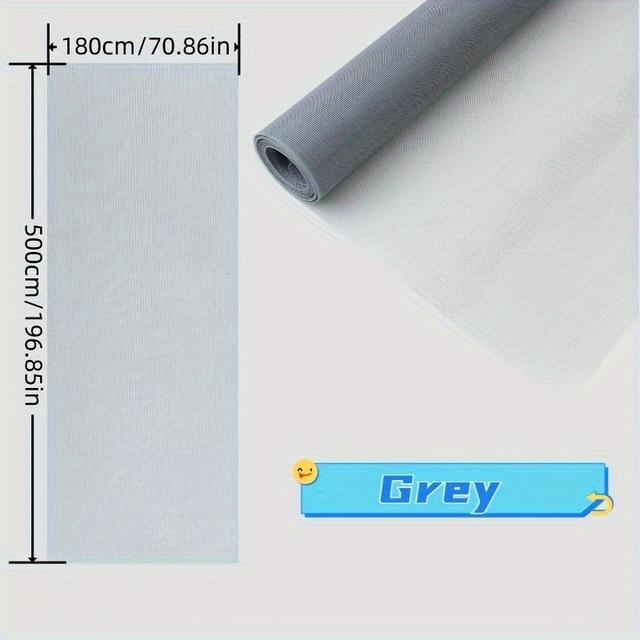 TEMU 1pc Home Diy Anti-mosquito And Fly Mesh Window Screen Blocks Cats And Dogs From Entering Windows And Doors, Suitable For Windows, Doors, , Patios, And Fences With . Window Screen Mesh