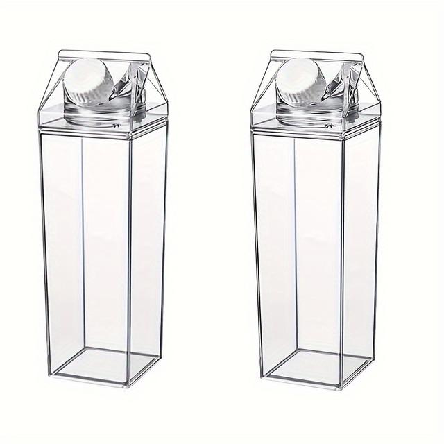 TEMU 1pc/2pcs, Bouteille D'eau En de Carton de Lait Élégante, Pour Les : S' À N'importe Sac À Dos Et Aux Porte-gobelets de Voiture, Convient Pour Les Boissons Froides, de Fruits,