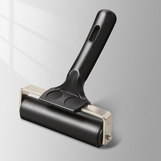 TEMU 1pc Rubber Brayer Roller For Printmaking, , Engraving, Wallpapers (2.2"/ 3.9"/ 5.9"/7.6") Hand Roller Art Tool For Printing Ink Blocks, Craft Stamping Painting.