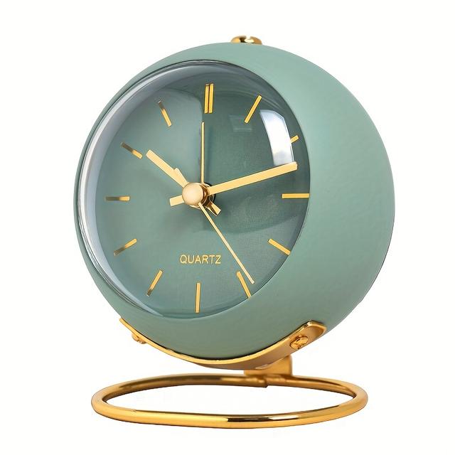 TEMU Nordic Creative Electronic Desk Clock, Minimalist Decorative Alarm Clock, New Desktop Bedside Silent -the-dark Clock (battery Not Included), Christmas, Valentine's Day, New Year Holiday Gift