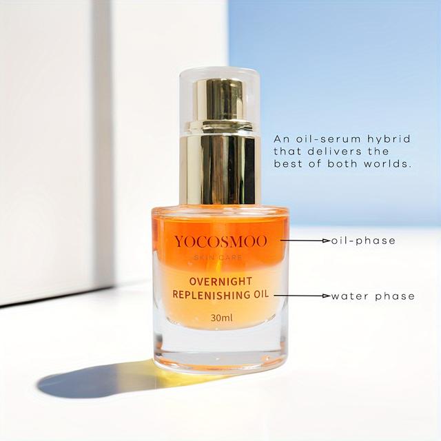 TEMU 30ml Yocosmoo Overnight Replenishing Oil With Jojoba Oil And Camellia Oil Night Face Oil