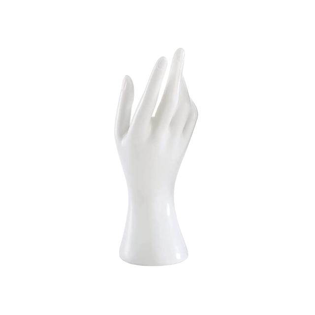 TEMU Soporte de exhibición de joyería de una sola pieza diseñado en forma de , ideal para mostrar anillos, collares, pulseras y relojes de pulsera en una mesa