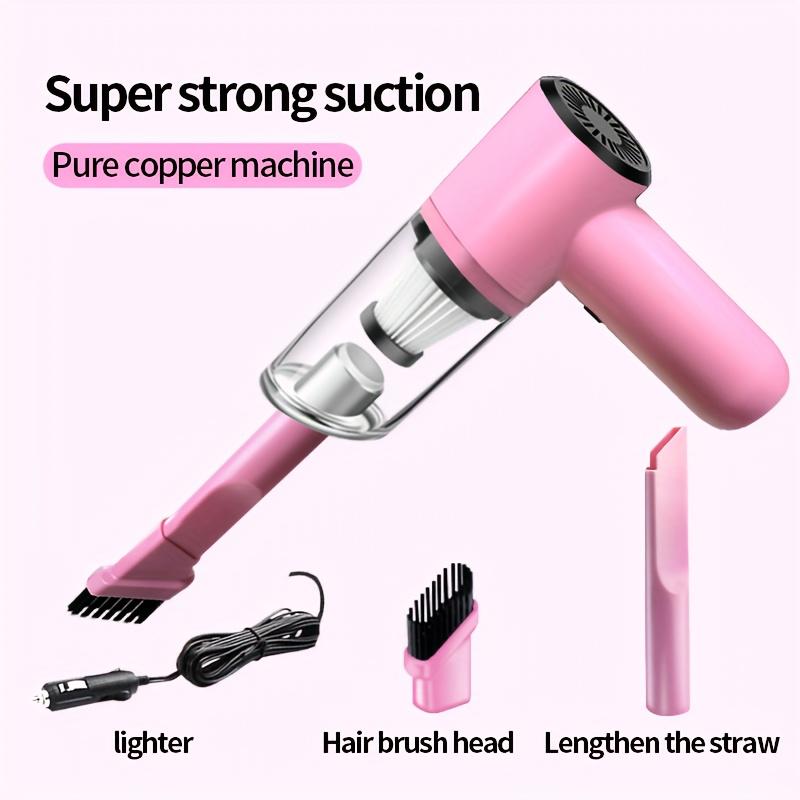 TEMU Vehicle-mounted Vacuum Cleaner Super Suction Super High Power Wet And Dry Cleaning Cat Hair Pet Hair Multi-functional Portable Mini-handheld