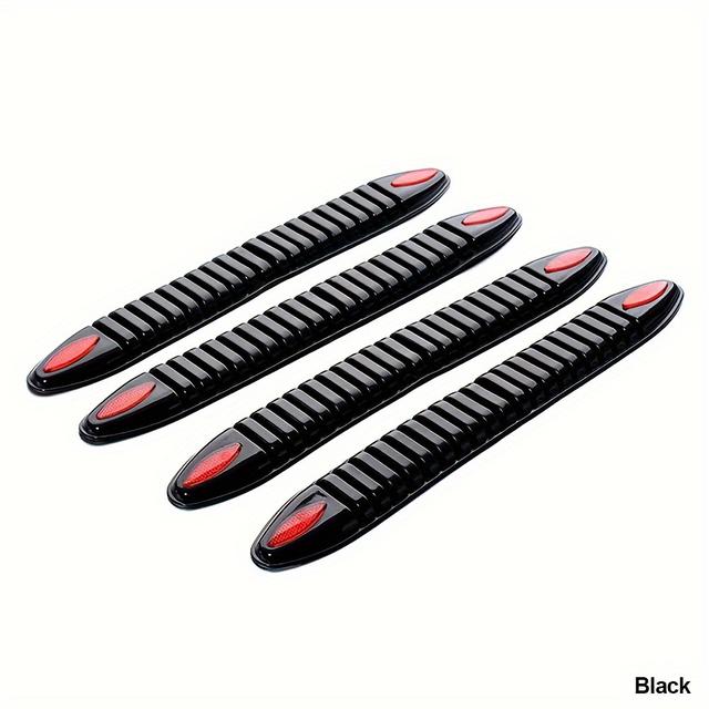 TEMU 4個の車用ター フロントバンパープリッター シラネリアバンパーターガード スステッカー ゴム製