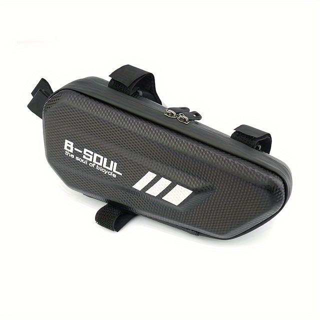 TEMU Motorcycle Tool Bag Hard Shell Triangle Side Case Bag, Bicycle Front Beam Bag, Riding Storage Bag, Motorcycle Side Storage Bag Waterproof&rainproof