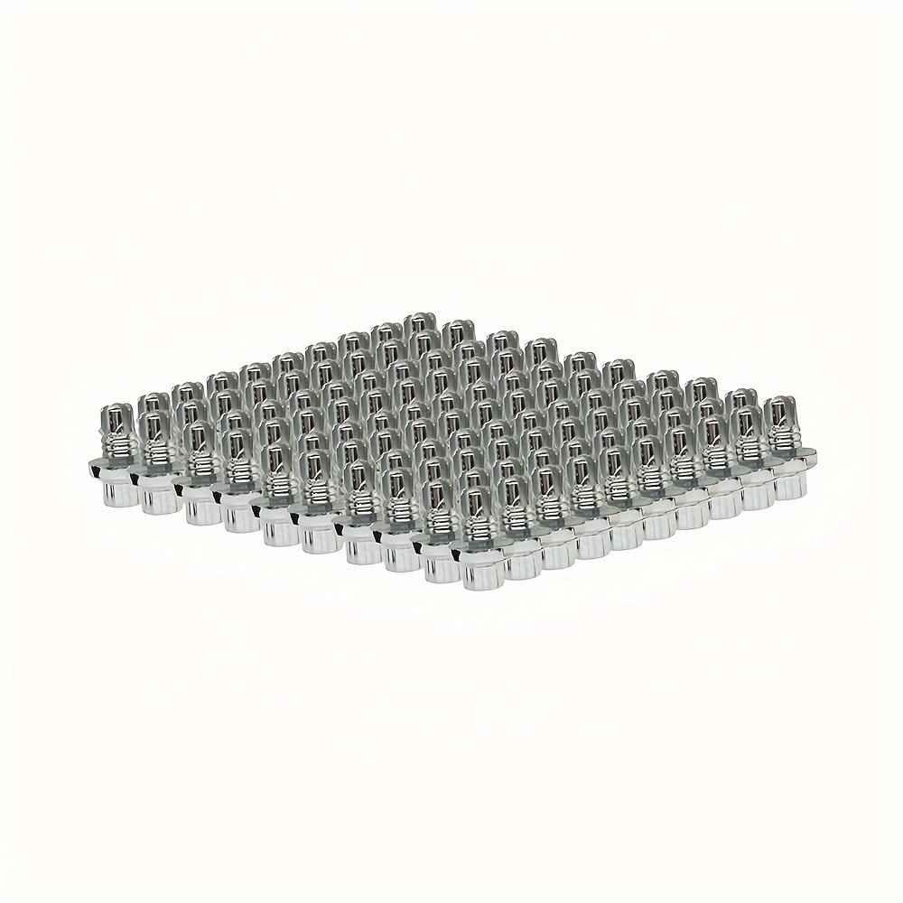 TEMU 100pcs/set Wheel Rivets Universal Cap Lip Screw Bolt Tires Rim Cover Decoration Replacement Car Refits Accessroies