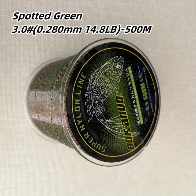 TEMU 547yds/500m 218yds/200m Invisible Strong Spot Fishing Line, 4lb-34lb/1.81kg-15.42kg Fluorocarbon Super Strong Wear Resistant Fishing Line