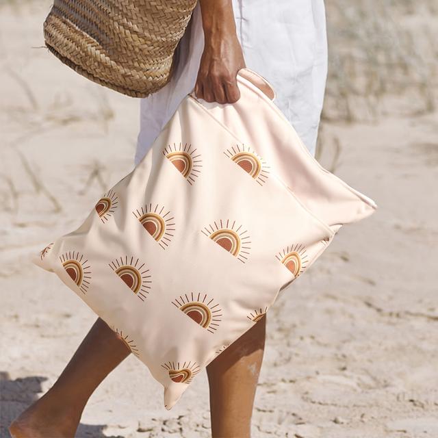 TEMU 両用ファスナー付きベビーカー吊り下げ式おむつポーチ おしりふき収納トラベル