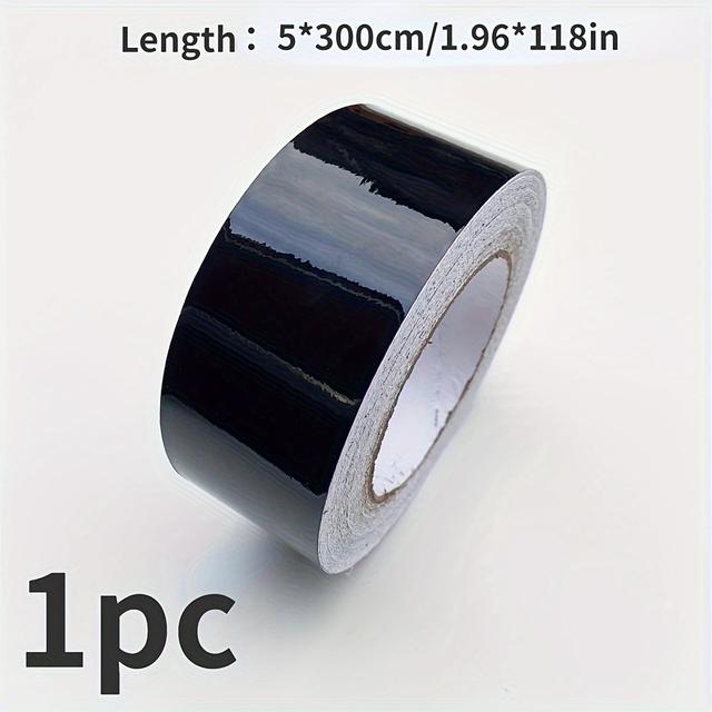 TEMU Vinyl Wrap Tape Suitable For Cars, Doors, - Removable Peel-and-stick Film With No Residue, Door Protection Cover, Window Trim, 3/5/7/10cm