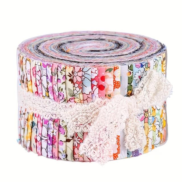 TEMU 36 шт./набір 6.5 * 50 см / 2.55 * 19.7 дюйма Рулон желе Полоски для квілт-роботи Полоски для шиття зручні для шиття, тільки ручне прання, підходить для скрапбукінгу та ручного шиття