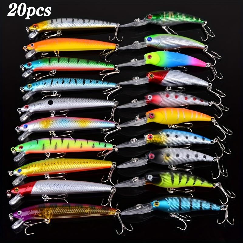 TEMU New 20 Minnow Lure Set