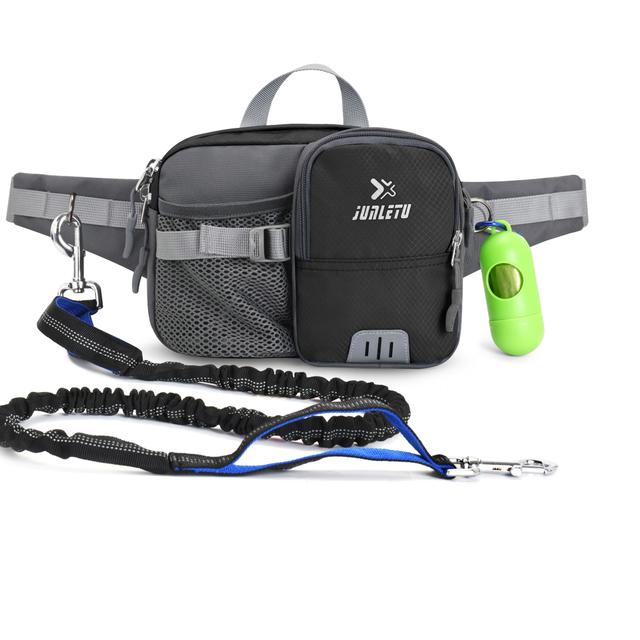 TEMU Hands Free Retractable Dog Walking Leash With Waist Bag For Dog Outdoor Walking, Multifunctional Dog Walking Storage Bag Dog Traction Rope