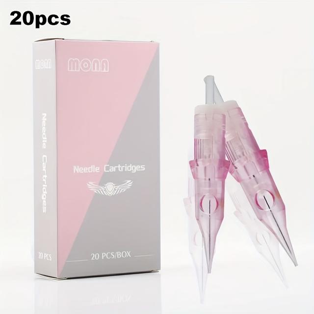 TEMU 20pcs/box Tattoo Cartridge Needles 1rl/3rl/5rl/7rl/9rl Tattoo Needles Disposable Tattoo Needle Cartridge Round Liner Cartridge Needles For Tattoo Pen Tattoo Supplies For