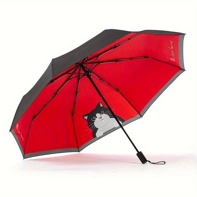 TEMU 8 Bones Manual Umbrella For Men And Women