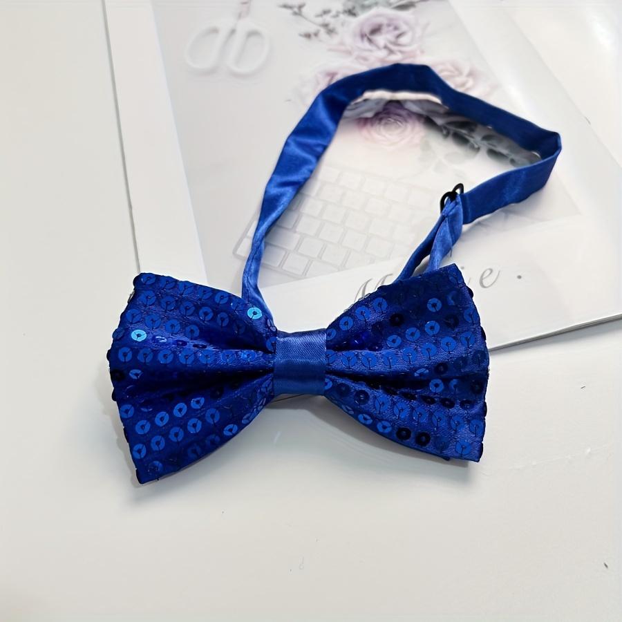 TEMU 1pc Men's Sequin Bow Tie, Suitable For Daily Wedding Party