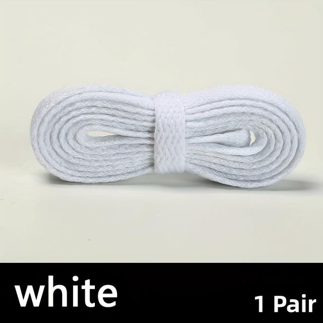 TEMU 60 cm ~ 180 cm (23,6 hüvelyk ~ 70,8 hüvelyk) vastag cipőfűzők rugalmasság nélküli lapos cipőfűzők Színes cipőfűzők cipőkhöz Klasszikus puha cipőfűzők