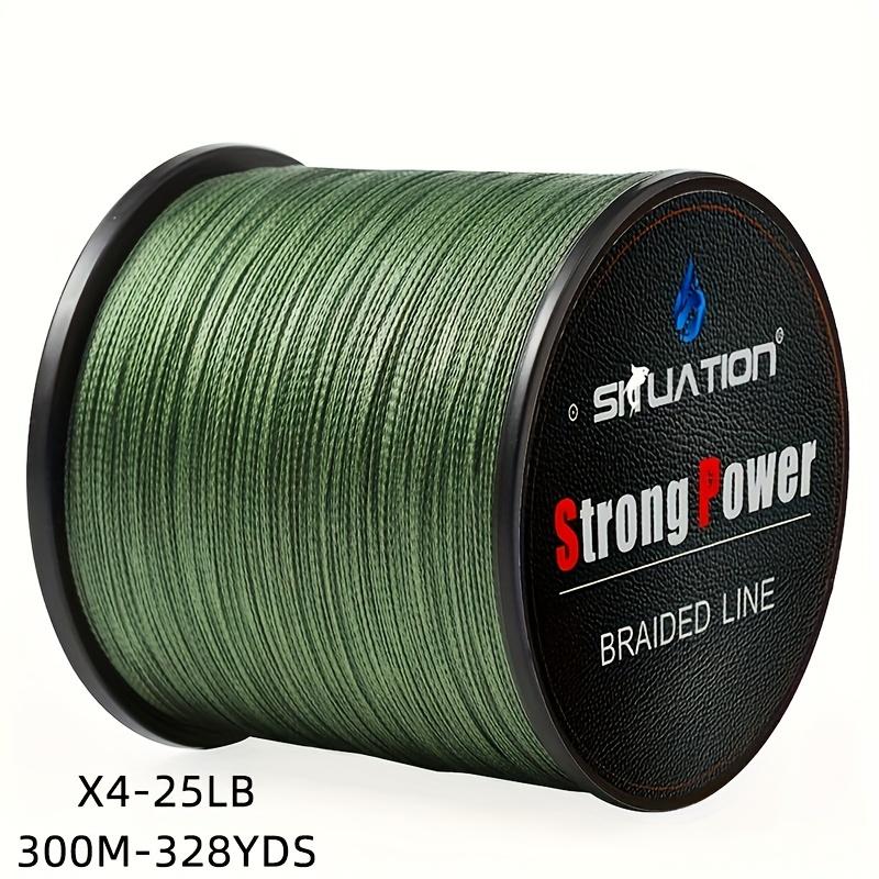 TEMU 300 Meters, 500 Meters, 328 Yards, 547 Yards, 4-strand Braided Pe Fishing Line Gear, 12lb, 25lb, 40lb, 60lb, 80lb, 100lb