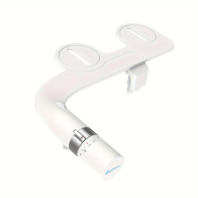TEMU Siège de toilette à bidet intelligent Atalawa, dispositif de lavage des fesses électricité pour , rinçage à simple, G3/8 AW056 3/8