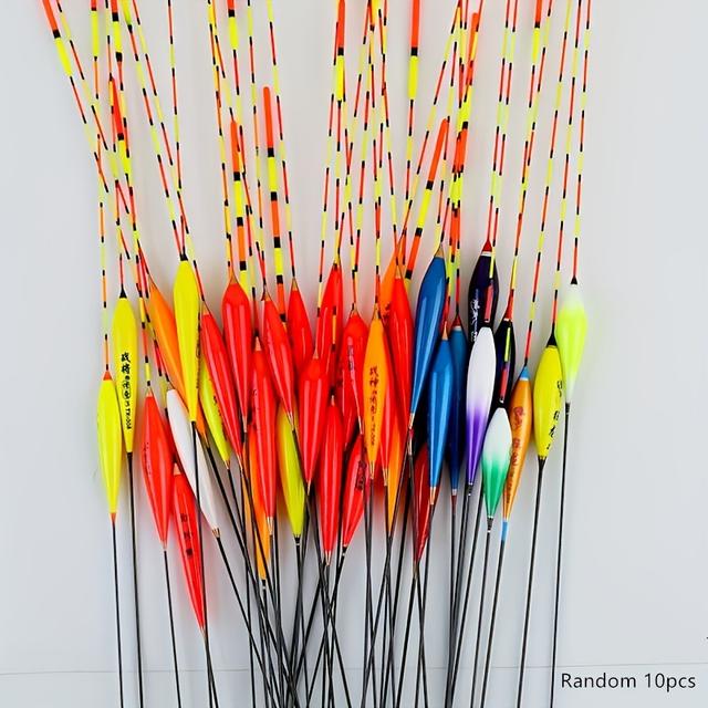 TEMU 3/10 szt. Pływak do lodowej ryby w płytkiej wodzie Pływak Wysoka czułość Pływak dla karasia Pływak dla sandacza Przyciągający wzrok Pływak Gruby Pływak dla dużych ryb